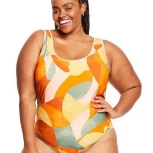 Fe Noel X Target One Piece Swimsuit 1X  NWOT